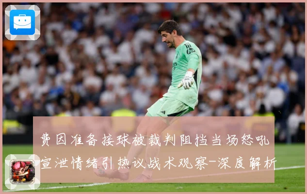 费因准备接球被裁判阻挡当场怒吼宣泄情绪引热议战术观察-深度解析